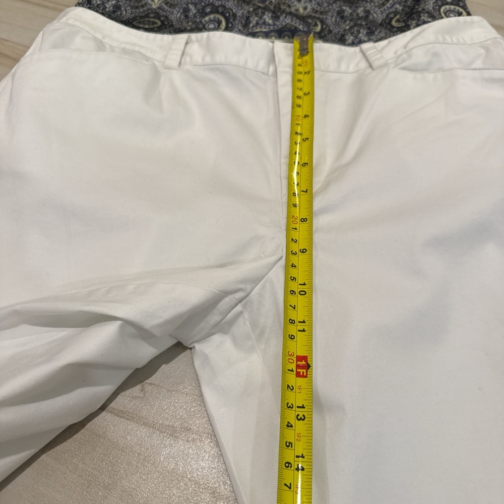 LAUREN RALPH LAUREN WHITE 100% COTTON TROUSER PANTS – SIZE 12 🤍 - Picture 6 of 8